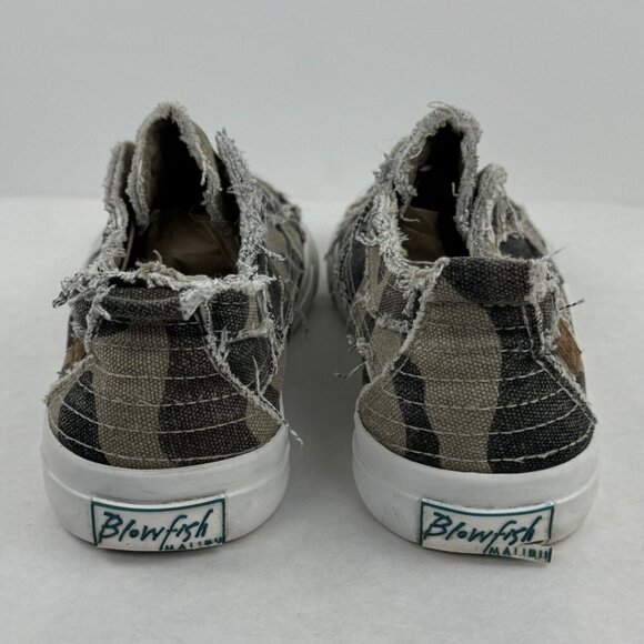 Blowfish Malibu Womens Multicolor Camouflage Slip On Sneakers Canvas Size 7 - Picture 4 of 15